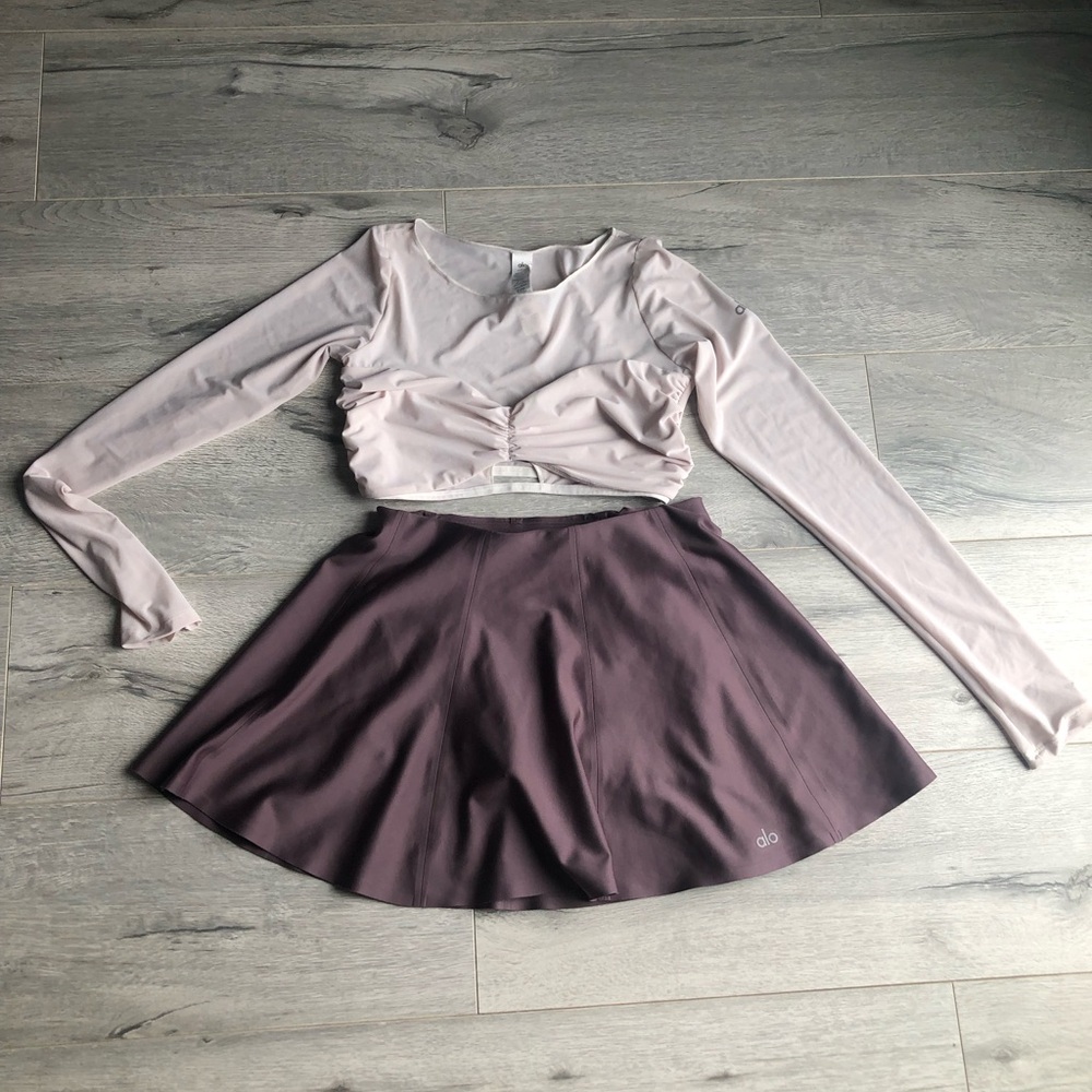Alo Skirt and shirt Set